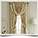 Fleeted curtains waterfall valance 
